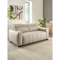 Very Home Cannes 2 Seater Leather Sofa