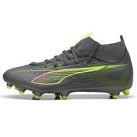 Puma Mens Ultra 5 Match Laceless Firm Ground Football Boots - Yellow