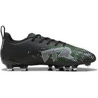 Puma Junior Future 8 Play Firm Ground Football Boot - Black