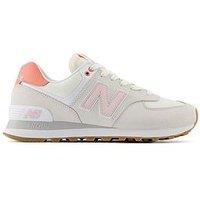 New Balance Women'S 574 Trainers - White