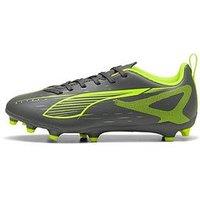 Puma Junior Ultra 5 Play Firm Ground Football Boots - Grey