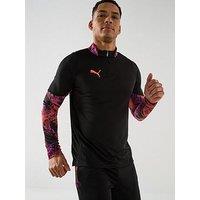 Puma Men'S Individual Cup 1/4 Zip-Top - Black