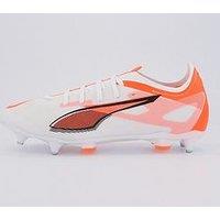 Puma Mens Ultra 5 Match Soft Ground Football Boots - White
