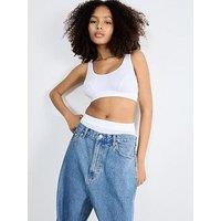 Triumph Sloggi Double Comfort Crop Top - White