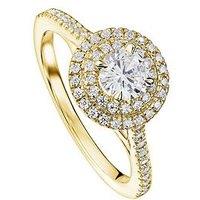 Created Brilliance Sienna , 9Ct Yellow Gold 0.70Ct Tw Lab Grown Diamond Ring