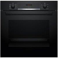 Bosch Series 4 Hqa534Bb3B Built-In Electric Single Oven With Hotair Steam - Black