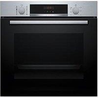 Bosch Series 4 Hqa574Bs3B Built-In Electric Single Oven With Pyrolytic Cleaning - Stainless Steel - A+ Rated