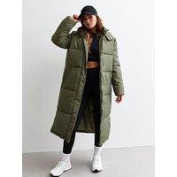 New Look 915 Girls Khaki Tiered Shell Coat