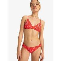 Roxy Womens Beach Classics Moderate Basic Pant Separate Bottom Swimsuit - Red