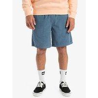 Quiksilver Mens Taxer Cord Shorts - Blue