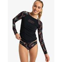 Roxy Womens Roxy Active Long Sleeve Lycra Surf Rashguard - Black