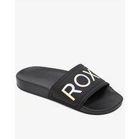 Roxy Girls Girl Slippy 2 Slide Sandals - Black