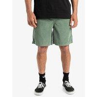 Quiksilver Mens Taxer Cord Shorts - Green