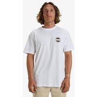 Billabong Mens Rotor Fill Short Sleeve Tops - White