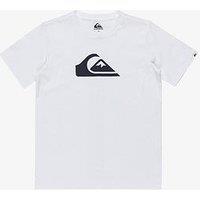 Quiksilver Boys Everyday Comp Logo Short Sleeve T-Shirt - White
