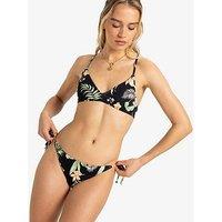 Roxy Womens Beach Classics Bikini Tie Pant Separate Bottom Swimsuit - Black