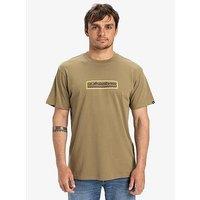 Quiksilver Mens Everyday Sun Dagger Short Sleeve Tee - Beige
