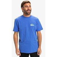 Quiksilver Mens Everyday Mini Logo Short Sleeve Tee - Blue