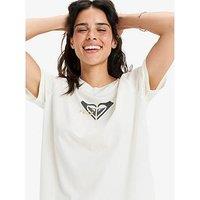 Roxy Womens Oceanregular Corpo Short Sleeve Top - White