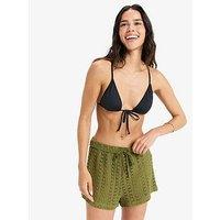 Roxy Womens Sunnies On Short Swim Coverup - Green