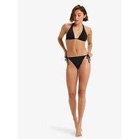 Roxy Womens Beach Classics Bikini Tie Pant Separate Bottom Swimsuit - Black