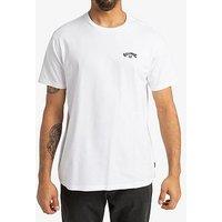 Billabong Mens Arch Crew Short Sleeve Tee - White