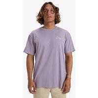 Billabong Mens Arch Crew Short Sleeve Tops - Grey