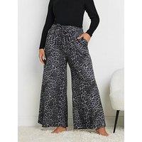 Yours Curve Lounge Trouser - Grey