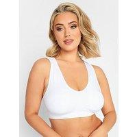 Yours Curve Seamless Padded Bra - White