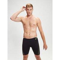 Speedo Men'S Hyper Boom Splice Jammer - Black/ Yellow