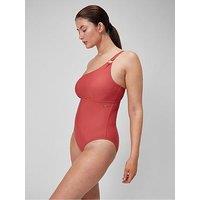 Speedo Women'S Asymetric 1 Piece - Brown