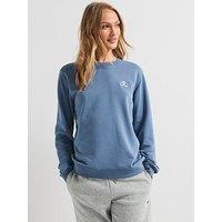 Converse Womens Standard Fit Star Chevron Crew - Blue