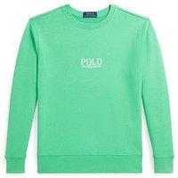 Polo Ralph Lauren Boys Polo Logo Sweatshirt - Green