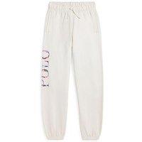 Polo Ralph Lauren Girls Logo Jog Pants - Cream