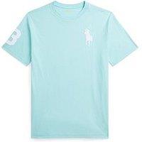 Polo Ralph Lauren Boys Large Pony Short Sleeve T-Shirt - Light Blue