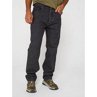 Hugo Blue Jonah Straight Fit Jeans - Charcoal