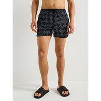 Hugo Rik Swim Shorts - Dark Grey