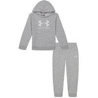 Under Armour Kids Boys Big Logo Set - Grey