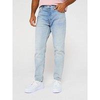 Hugo Brody Tapered Fit Jeans - Light Wash