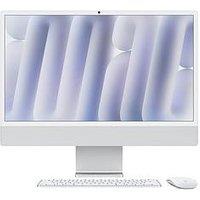 Apple Imac (M4, 2024) 24 Inch With Retina 4.5K Display, 10-Core Cpu And 10-Core Gpu, 512Gb Ssd - Silver - Imac Only