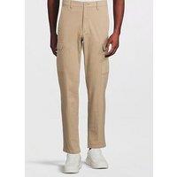 Only & Sons Nicky Straight Fit Cargo Trousers - Chinchilla