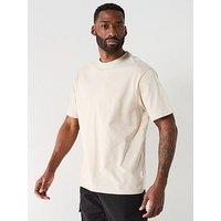 Only & Sons Fred Life Relaxed Fit Short Sleeve T-Shirt - Beige
