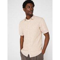 Only & Sons Only & Sons Caiden Slim Fit Short Sleeve Linen Shirt