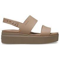 Crocs Brooklyn Low Wedge Sandal - Brown