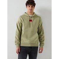 Hugo Daratschi214 Centre Patch Logo Hoodie - Green