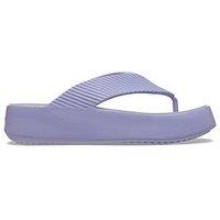 Crocs Getaway Groove Platform Flip Flop - Purple