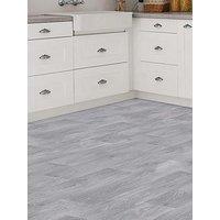 Homemaker Grey Oak Look Pre-Cut Vinyl Flooring &Ndash; 3 X 2 Metres