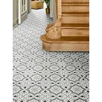 Homemaker Victorian Tile Look Pre-Cut Vinyl Flooring