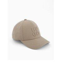 Hugo Jude-Stacked Logo Cap-Brown - Medium Brown