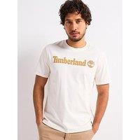 Timberland Kennebec Linear Logo T-Shirt - White